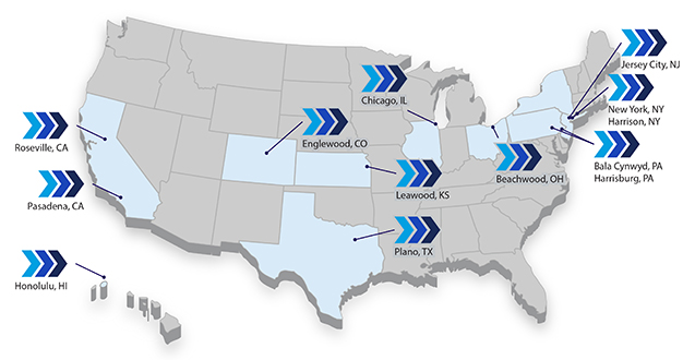 TMNAS Map of offices